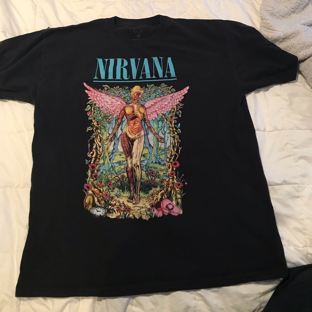 Oversized Nirvana tee shirt